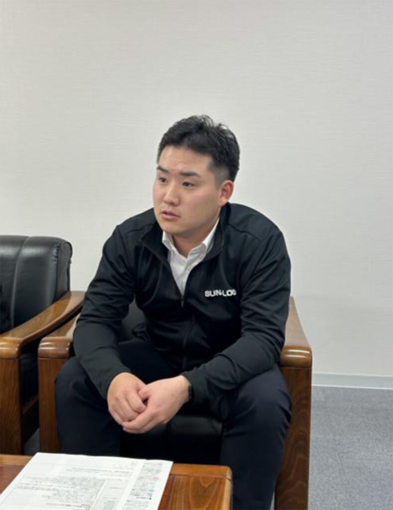 本社営業部 営業担当 萩原 拓己氏