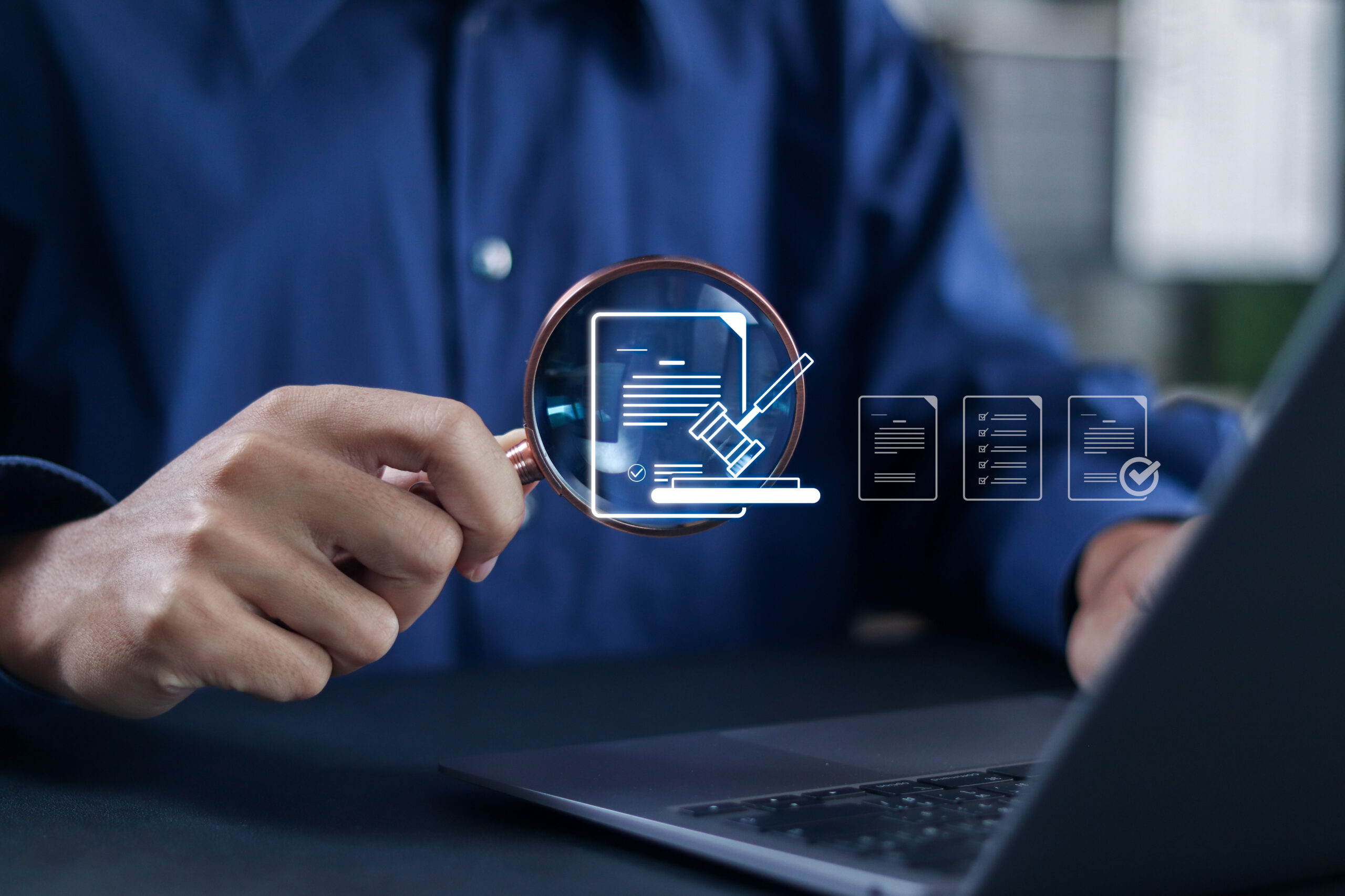 システムが国の認定を受けている様子