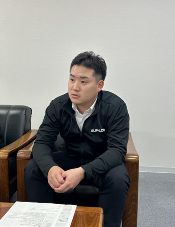 本社営業部営業担当 萩原 氏