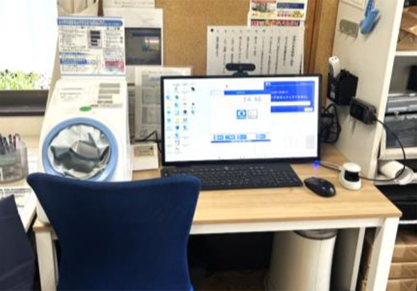 点呼場の様子
